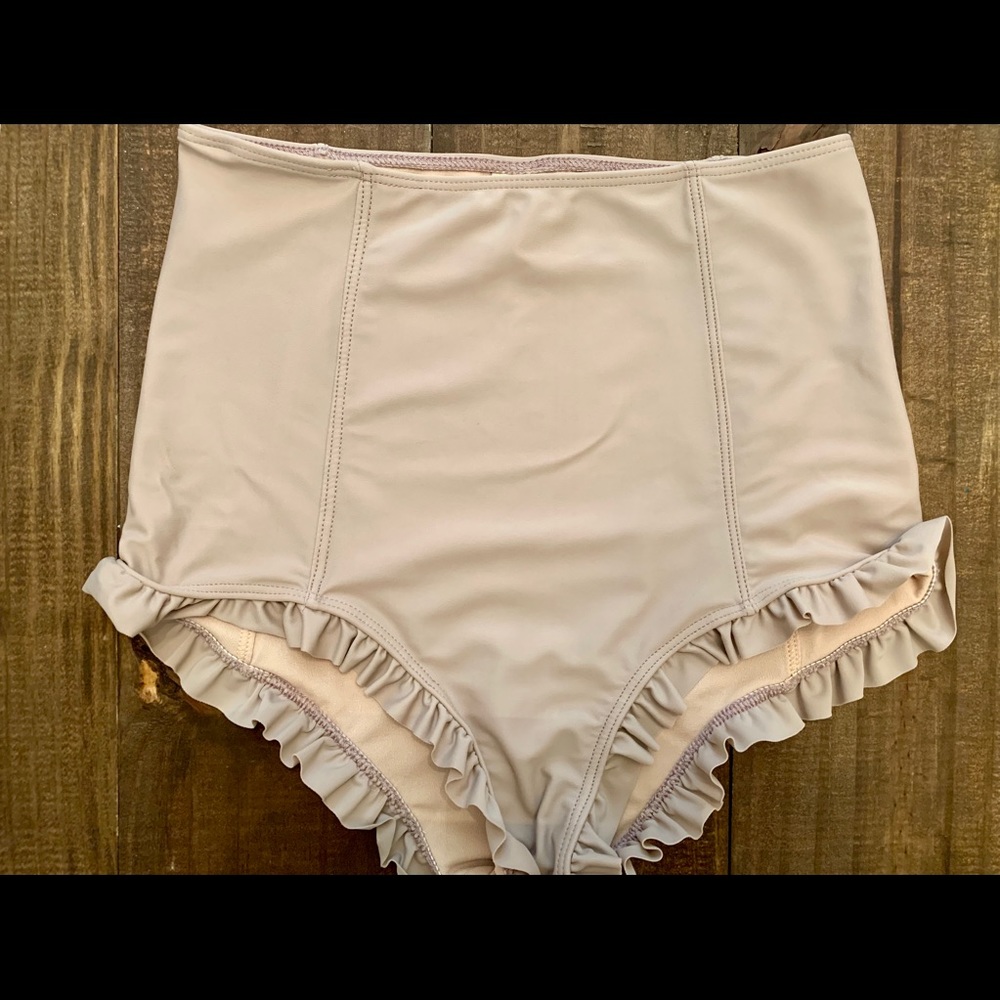 Kortni Jeane Blush Purple All Ruffled Up Bottoms